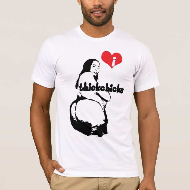 Camiseta iheartthickchicks (Anverso)