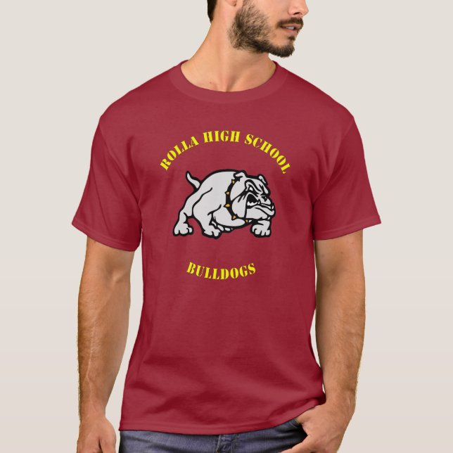 Camiseta II de los bulldoges de la High School (Anverso)