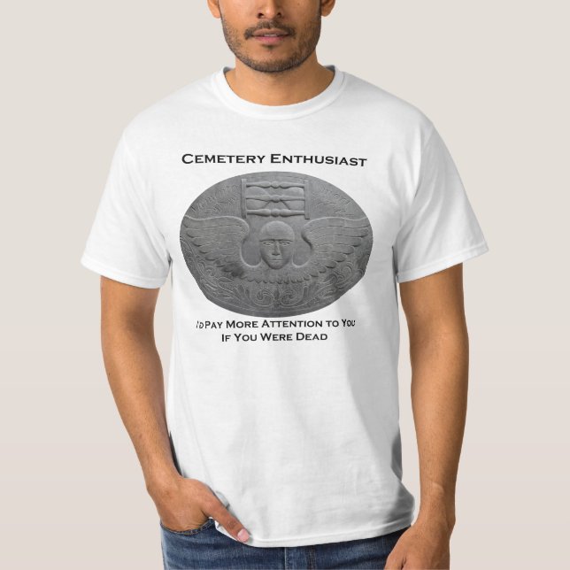 Camiseta II del entusiasta del cementerio (Anverso)