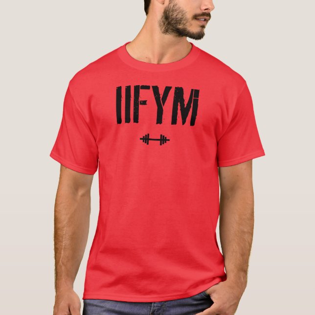 Camiseta IIFYM - si cabe sus macros (Anverso)