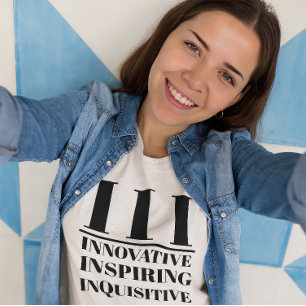 Camiseta III- Innovador, Inspirador, Inquisitivo