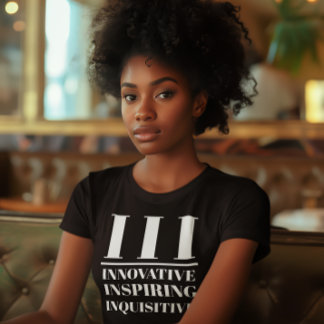 Camiseta III- Innovador, Inspirador, Inquisitivo