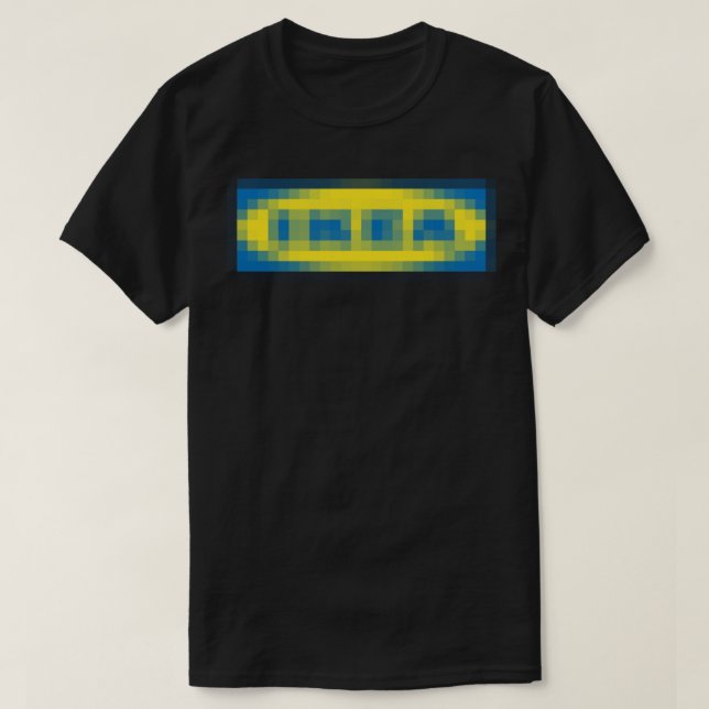 Camiseta IKEA Pixelada (Diseño del anverso)
