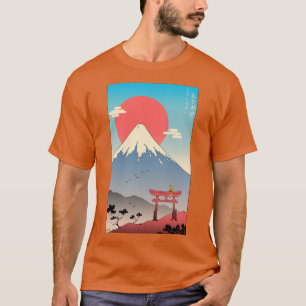 Camiseta Ikigai en el Monte Fuji