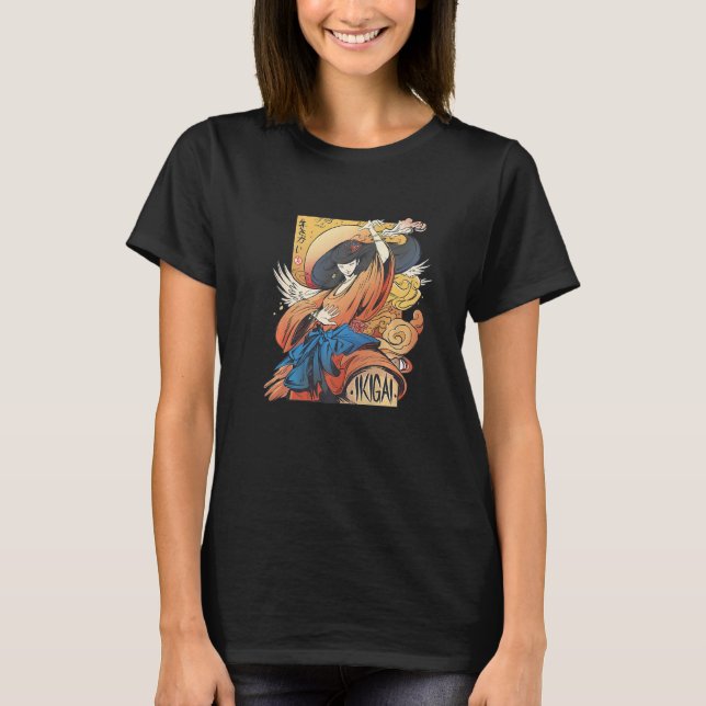 Camiseta Ikigai Japonés Por Un Sentido De Significado En La (Anverso)