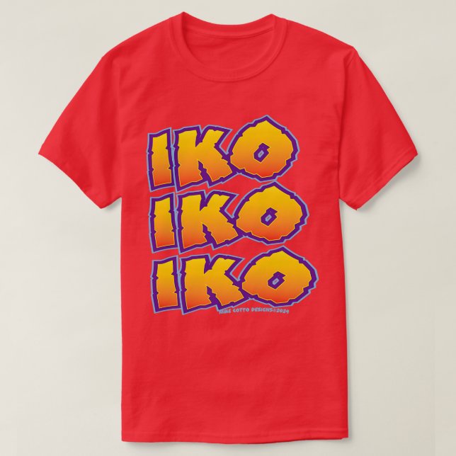 Camiseta Iko Iko Iko TShirt (Diseño del anverso)