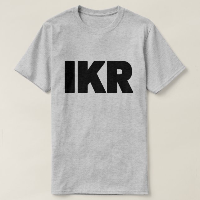 Camiseta IKR | Jerarquí de texto (Diseño del anverso)