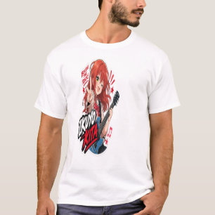 Camiseta : Ikuyo Kita Anime Guitar Pegatina Música Rock