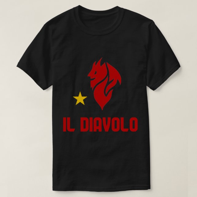 Camiseta Il Diavolo milan (Diseño del anverso)