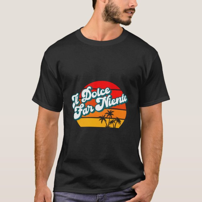 Camiseta Il Dolce Far Niente Italia Relax Recharge R (Anverso)