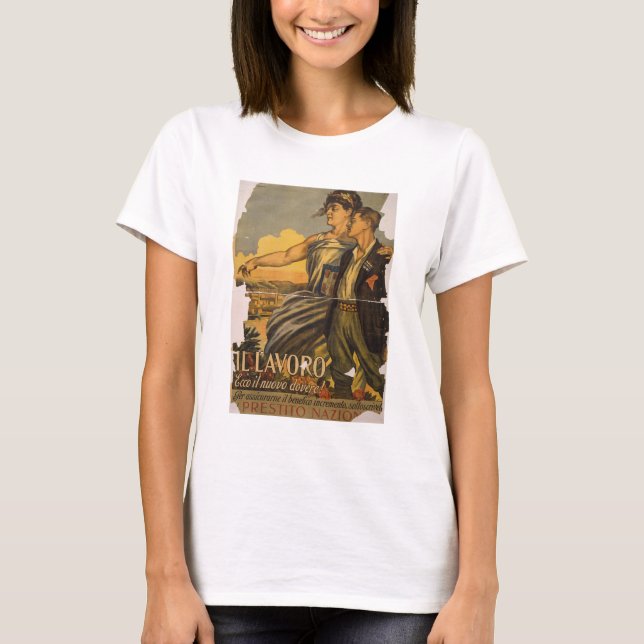 Camiseta "Il Lavoro"-Work, el nuevo deber (Anverso)