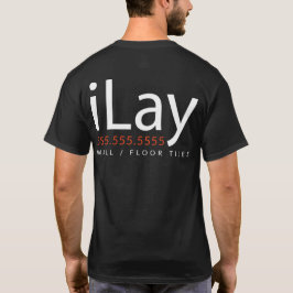 Camiseta iLay. Desgaste promocional del solador del