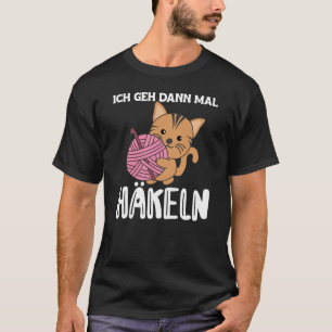 Camiseta I'll Go Crochet Cute Cat With Wool
