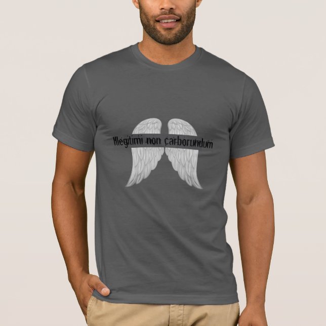 Camiseta Illegitimi non carborundum de los hombres (Anverso)
