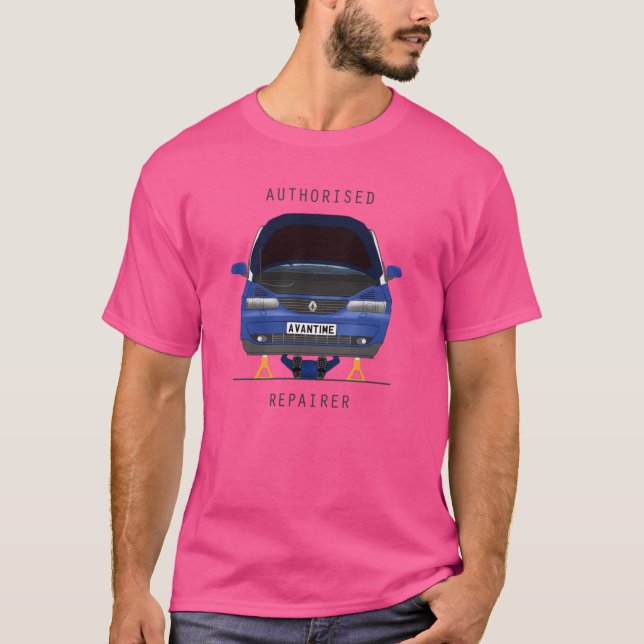 Camiseta Illiade Blue de Reparador de Avar Autorizado (Anverso)