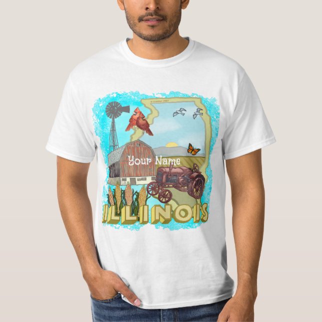 Camiseta Illinois (Anverso)