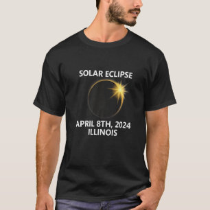 Camiseta Illinois 2024 Eclipse solar Benton Carbondale Evan