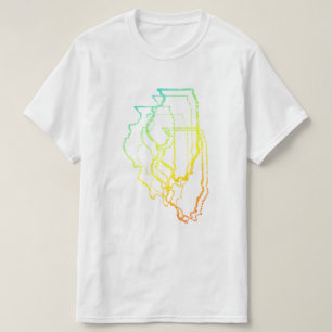 Camiseta illinois chill blur