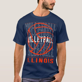 Camiseta Illinois de voleibol
