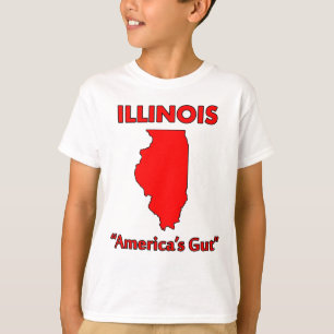 Camiseta Illinois - El intestino de América