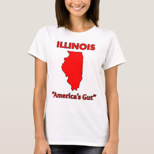 Camiseta Illinois - El intestino de América