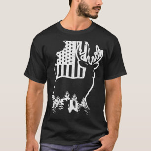 Camiseta Illinois Elk Hunting State Map