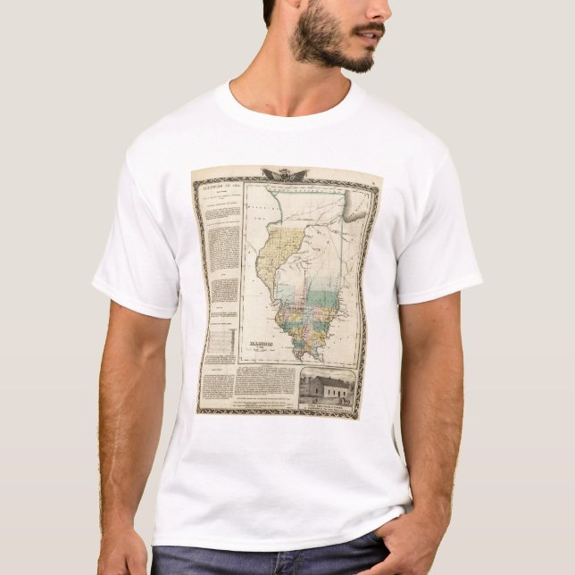 Camiseta Illinois en 1822 (Anverso)