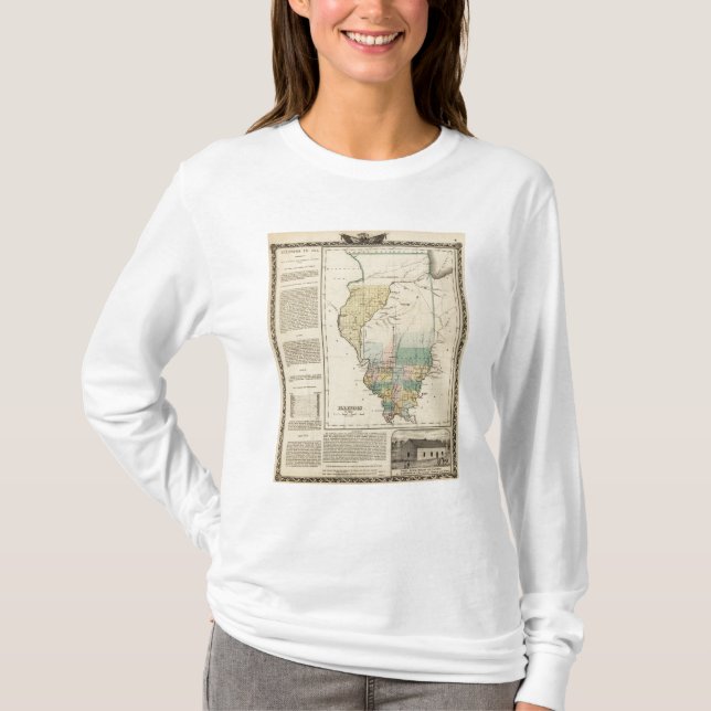 Camiseta Illinois en 1822 (Anverso)