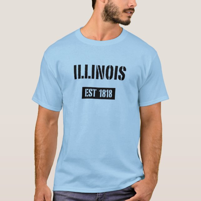 Camiseta Illinois EST 1818 (Anverso)