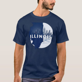 Camiseta Illinois Estados Unidos de América
