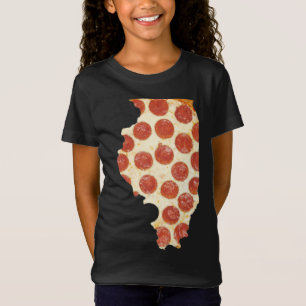 CAMISETA ILLINOIS PIZZA PEPPERONI PIZZA STATE