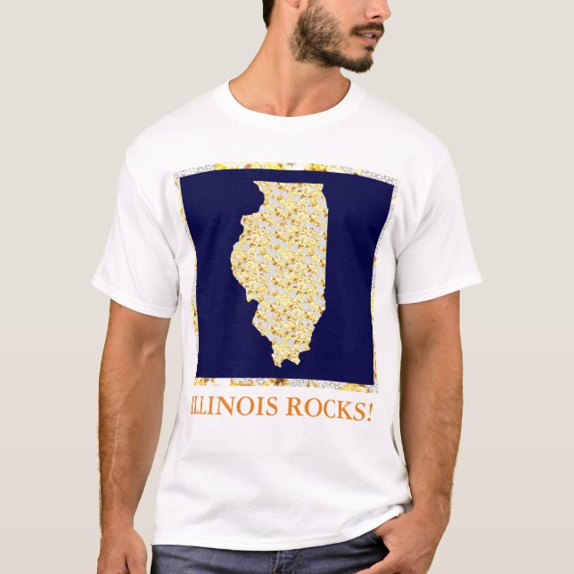 CAMISETA ILLINOIS ROCKS (Anverso)