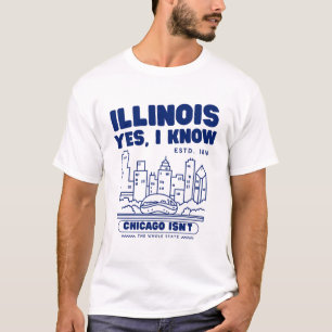 Camiseta Illinois: sí, sé que Chicago no es 