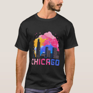 Camiseta Illinois Skyscape de Chicago
