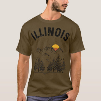 Camiseta Illinois State Vintage Retro