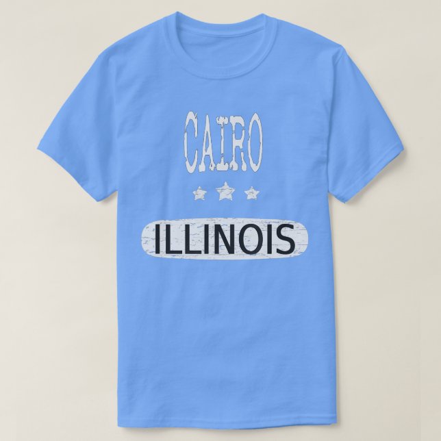 Camiseta Illinois vintage (Diseño del anverso)