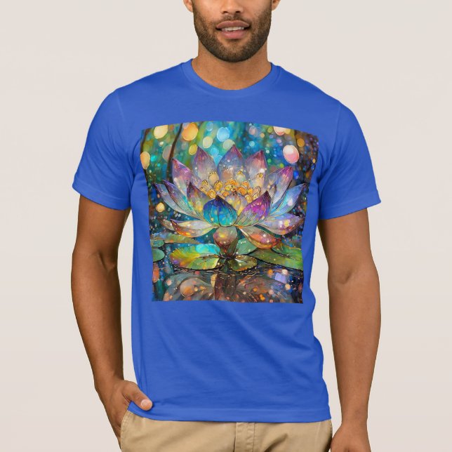 Camiseta Illuminated Blooming Lotus Flower (Anverso)