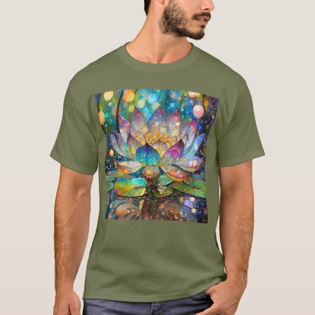 Camiseta Illuminated Blooming Lotus Flower (Anverso)