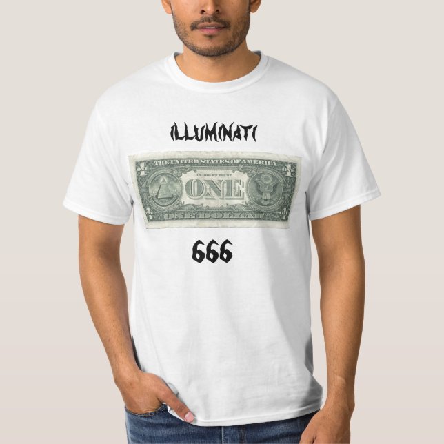 Camiseta illuminati dólar (Anverso)
