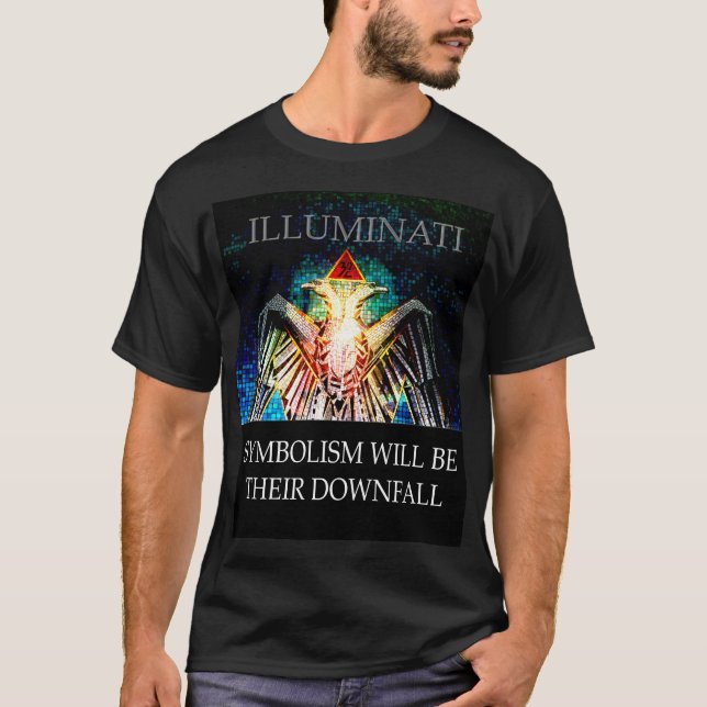 CAMISETA ILLUMINATI *EL SIMBOLISMO SERÁ SU CAÍDA (Anverso)