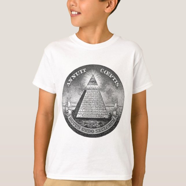 Camiseta Illuminati todo el ojo que ve (Anverso)