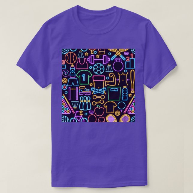 Camiseta Illus vector de patrón sin soldadura de la aguja d (Diseño del anverso)