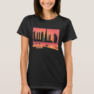 Camiseta Illustr arte gráfico en Guay Dubai Uae Cityscape C