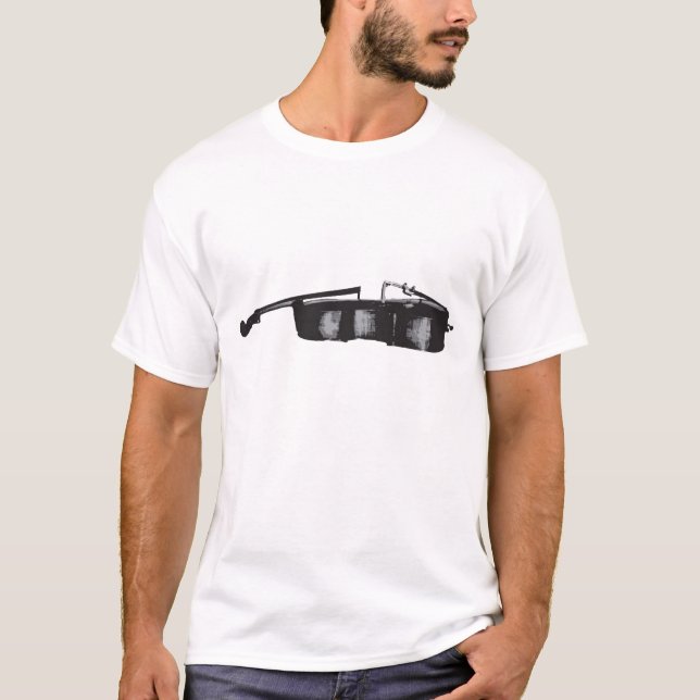 Camiseta illustraton del violoncelo (Anverso)