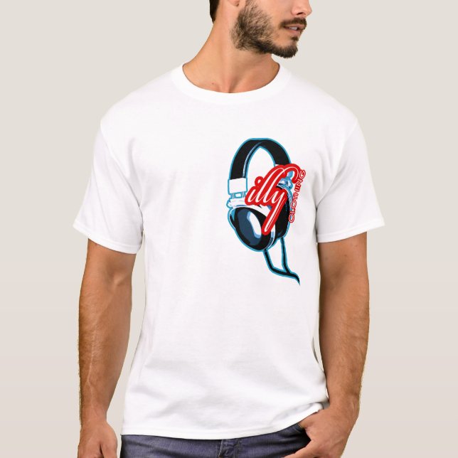 Camiseta illy - diseño del auricular (Anverso)