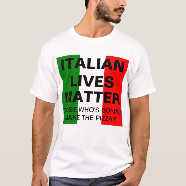 Camiseta ILM ¿Quién hará la pizza? (Anverso)