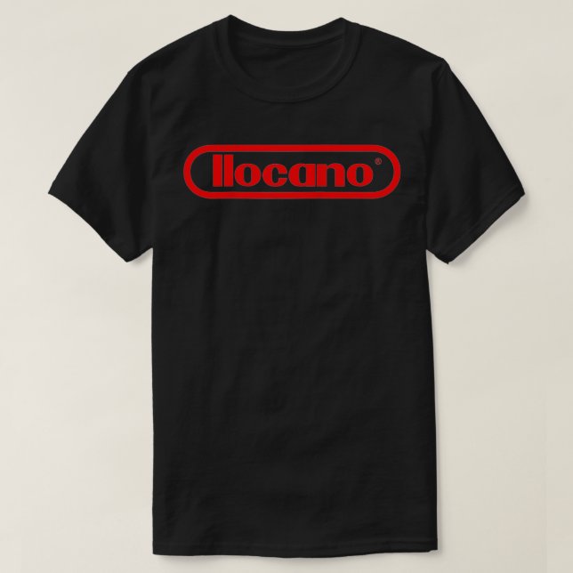 Camiseta Ilocano  Retro Gaming Logo  Philippines  (Diseño del anverso)