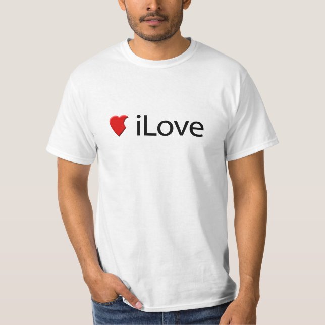 Camiseta iLove (I Love) T-Shirt masculino (Anverso)