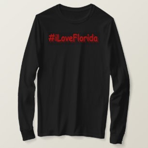 Camiseta "iLoveFlorida" Diseño bonito. ¡Hazte con una en Za