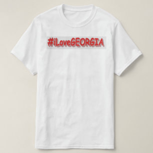 Camiseta "#iLoveGEORGIA " Diseño bonito. Comprar ahora